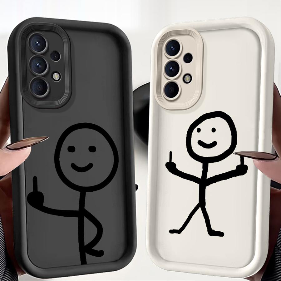 Phone Cases Websites - เคสโทรศัพท์ลายตุ๊กตาคนน้อยสำหรับ Samsung Galaxy A16 A56 A35