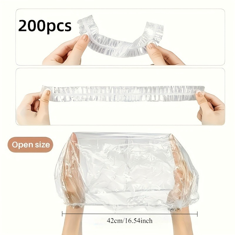 Phone Cases Websites - 200 ชิ้น ผ้าคลุมรองเท้าพลาสติกแบบใช้แล้วทิ้ง, ผ้าคลุมรองเท้ากันน้ำกันฝุ่นสำหรับบ้าน, การทำความสะอาด, วันฝนตกและสถานที่ก่อสร้าง