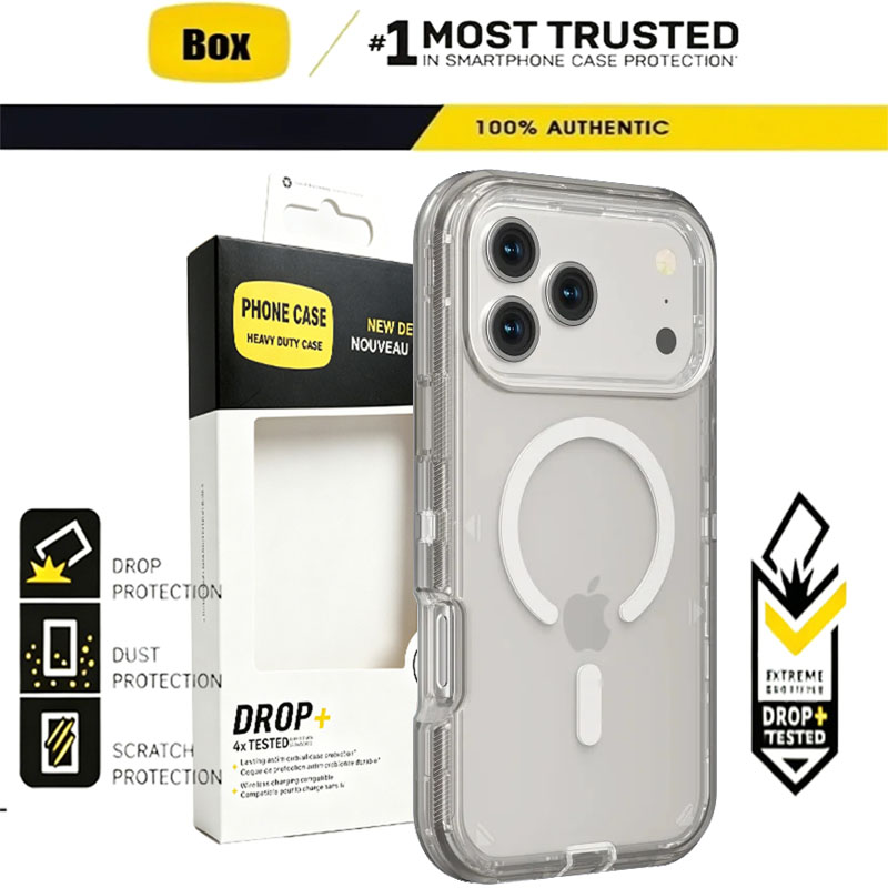 Phone Cases Heavy Duty - เคสกันกระแทกแบบใส Heavy Duty Symmetry OTT Armor
