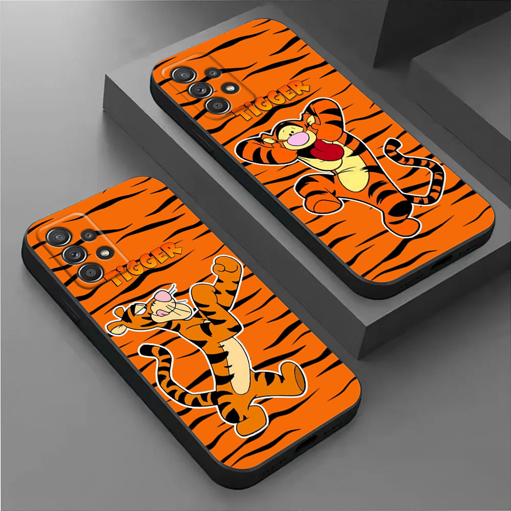 Phone Cases Disney - ทิกเกอร์การ์ตูนวินนี่เดอะพูห์เคสโทรศัพท์สำหรับซัมซุงกาแล็กซี่ A17 A57 A37 A07 A55