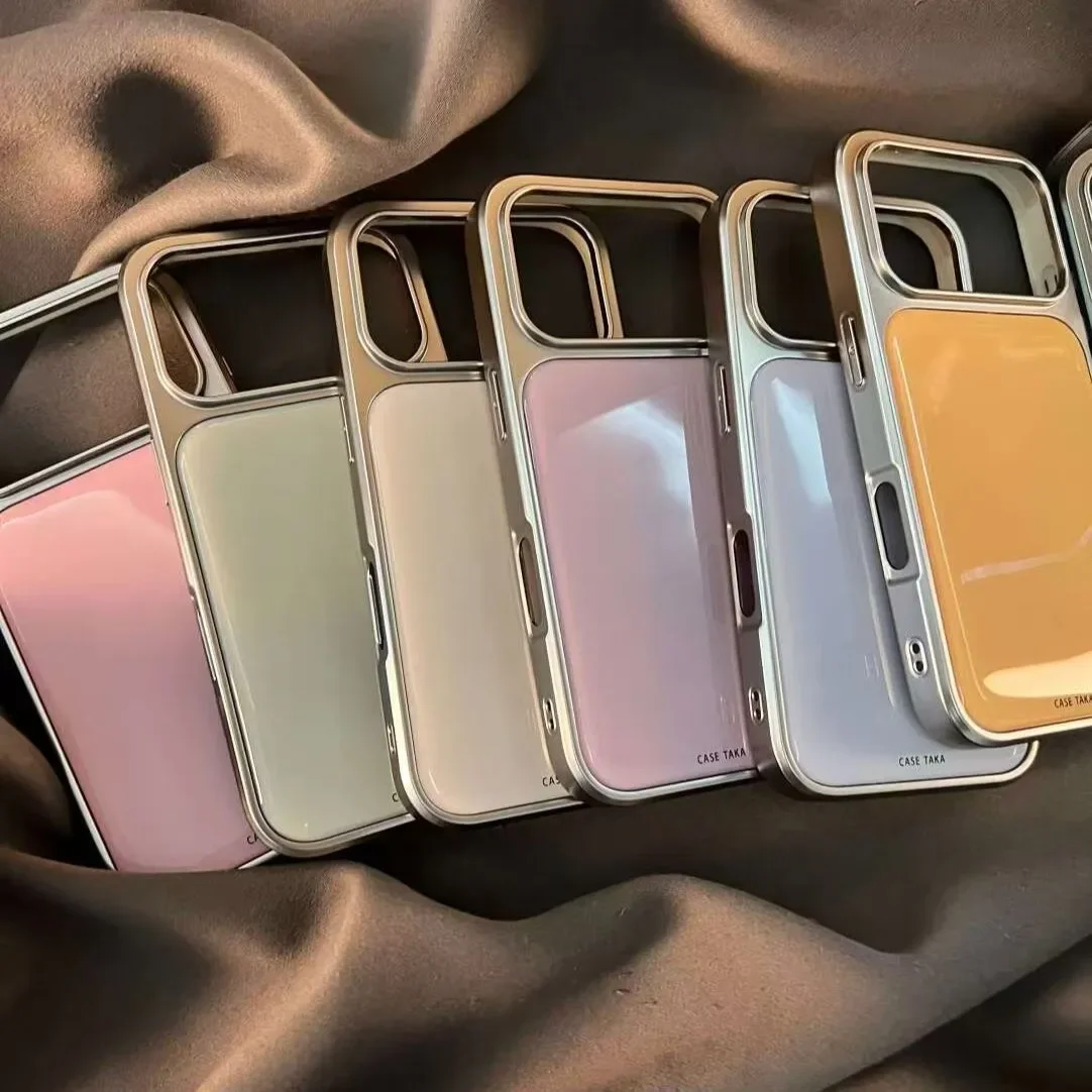 Phone Cases Korean - เคสโทรศัพท์น่ารัก สไตล์เกาหลี สีลูกกวาด ชุบเคลือบกันกระแทก สำหรับ Samsung