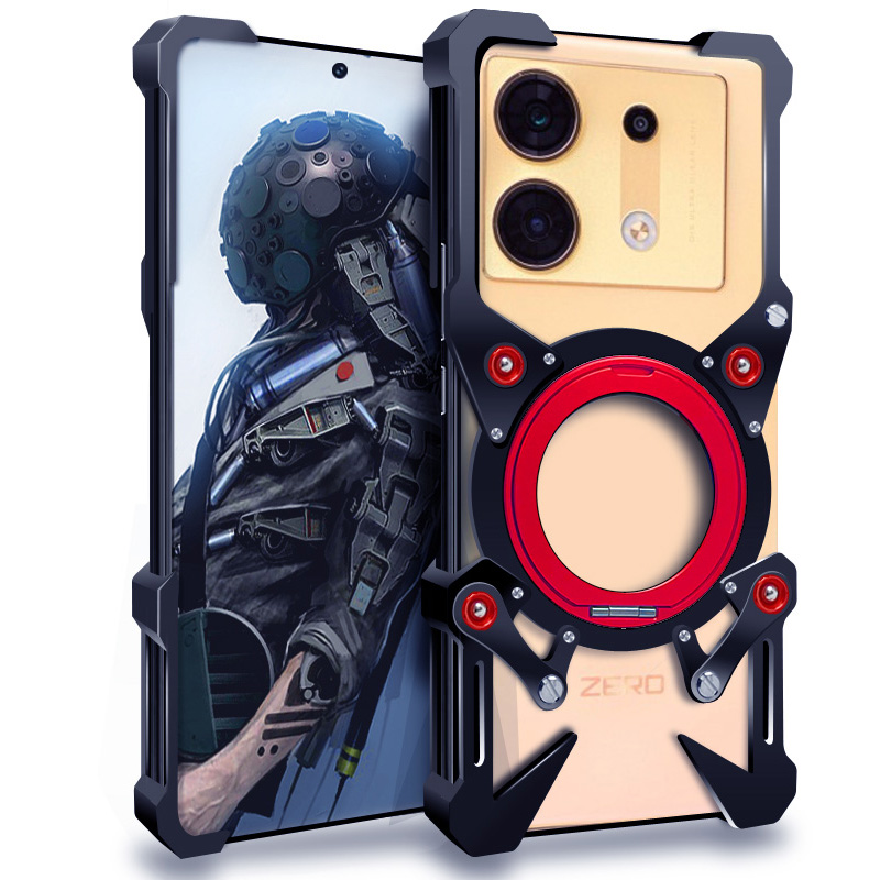Phone Cases Heavy Duty - เคสโทรศัพท์โลหะอลูมิเนียมเกรดพรีเมียม Zimon New Thor สำหรับ Infinix