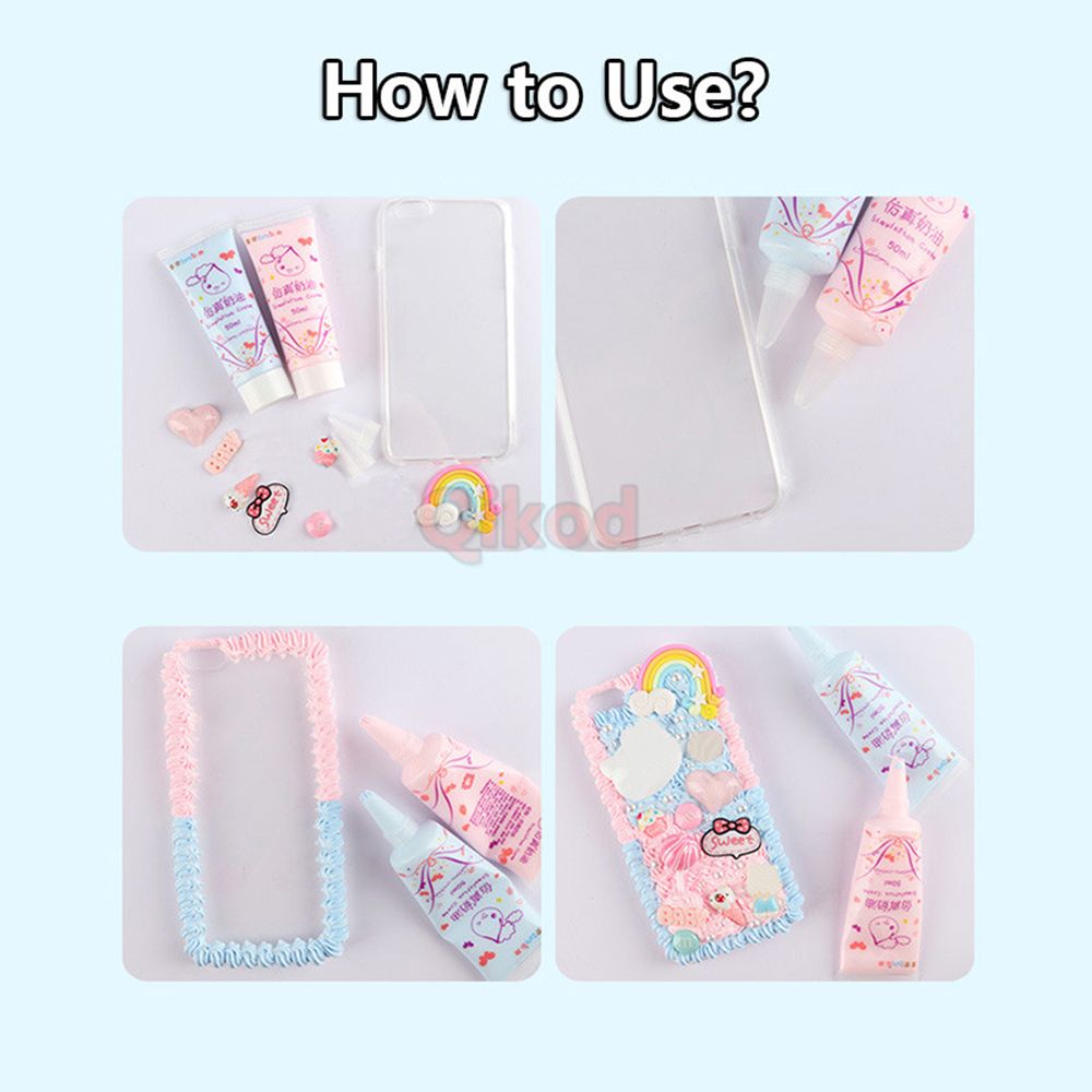 Phone Cases Eco Friendly - หัวบีบครีม 10 ชิ้น อุปกรณ์ทำขนม ไอศกรีม หัวบีบเคสมือถือ
