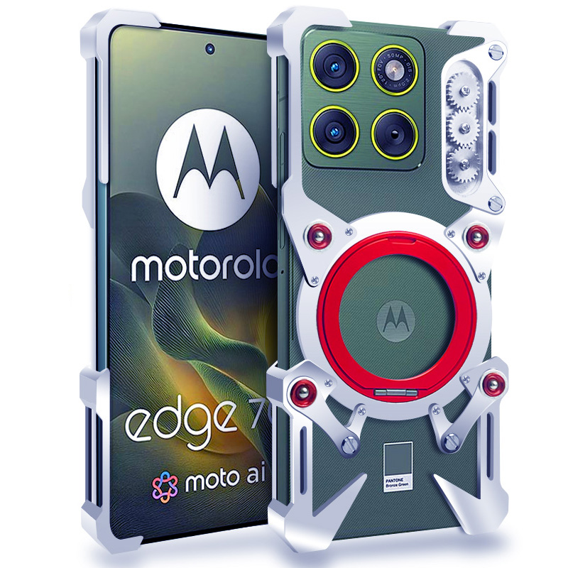 Phone Cases Heavy Duty - เคสโทรศัพท์โลหะอะลูมิเนียมแบบหนาพิเศษ รุ่น Luxury Thor สำหรับ Motorola