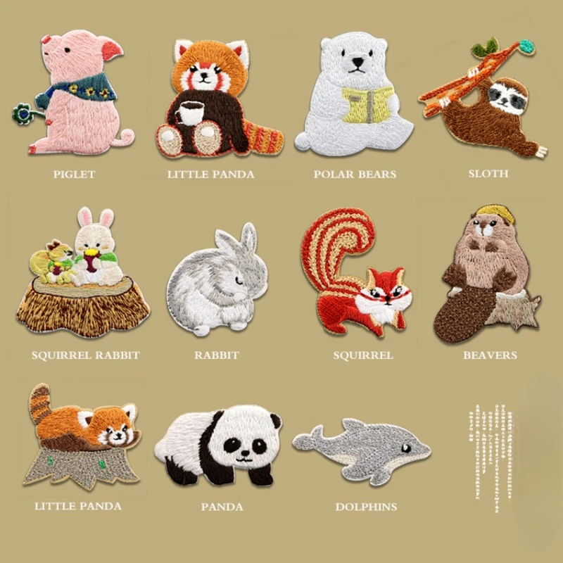 ใหม่น่ารักสัตว์แพทช์ปักแพนด้าส - Phone Cases Eco Friendly บทวิจารณ์และราคา