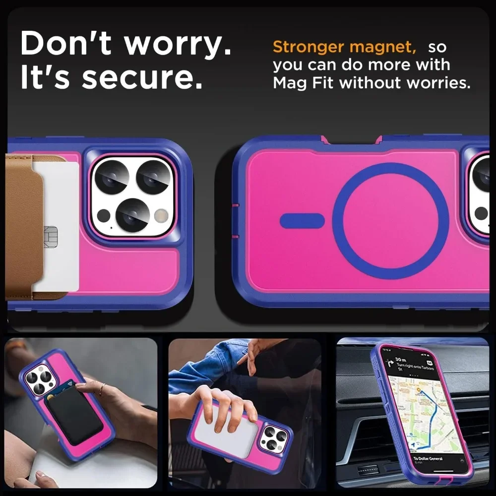 เคสแม่เหล็กหรูหราสำหรับ iPhone - Phone Cases Heavy Duty บทวิจารณ์และราคา