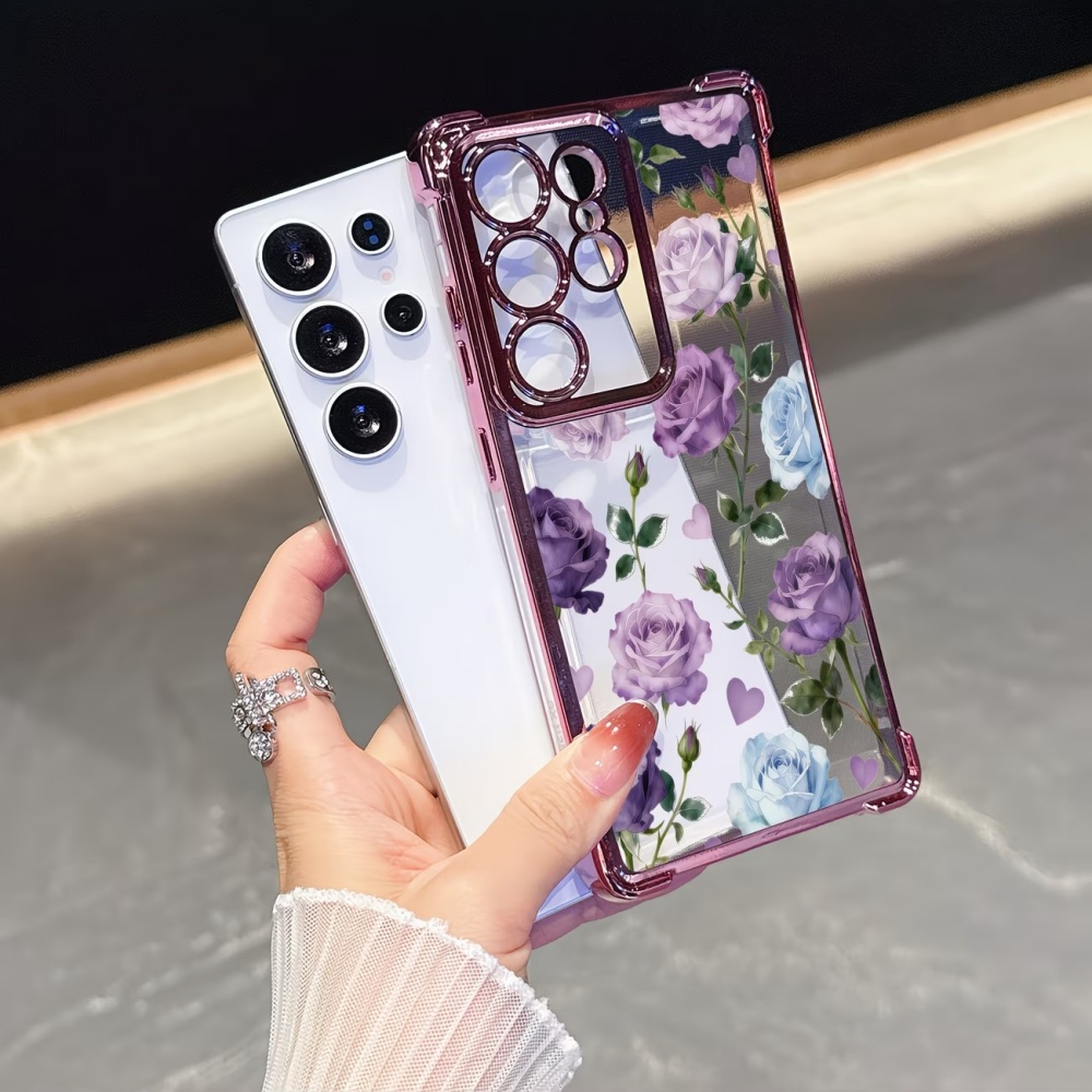 เคสโทรศัพท์ใสกันกระแทกสีม่วงกุ - Phone Cases Purple บทวิจารณ์และราคา