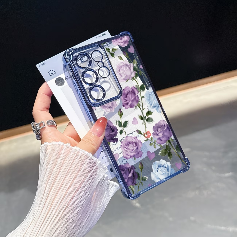 เคสโทรศัพท์ใสกันกระแทกสีม่วงกุ - Phone Cases Purple บทวิจารณ์และราคา