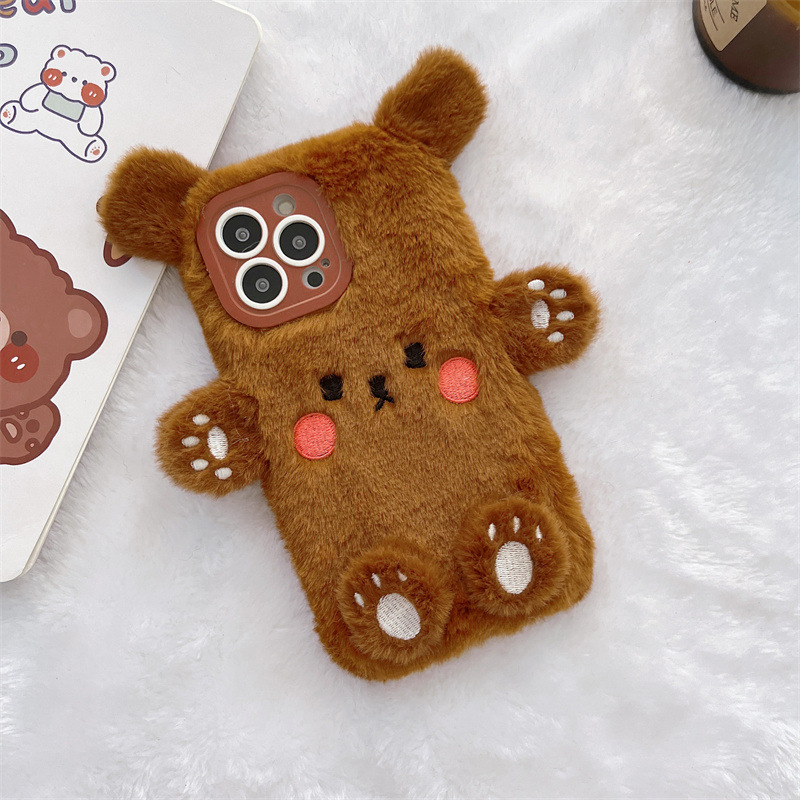 เคสโทรศัพท์คู่รักลายหมีการ์ตูน - Phone Cases Korean บทวิจารณ์และราคา