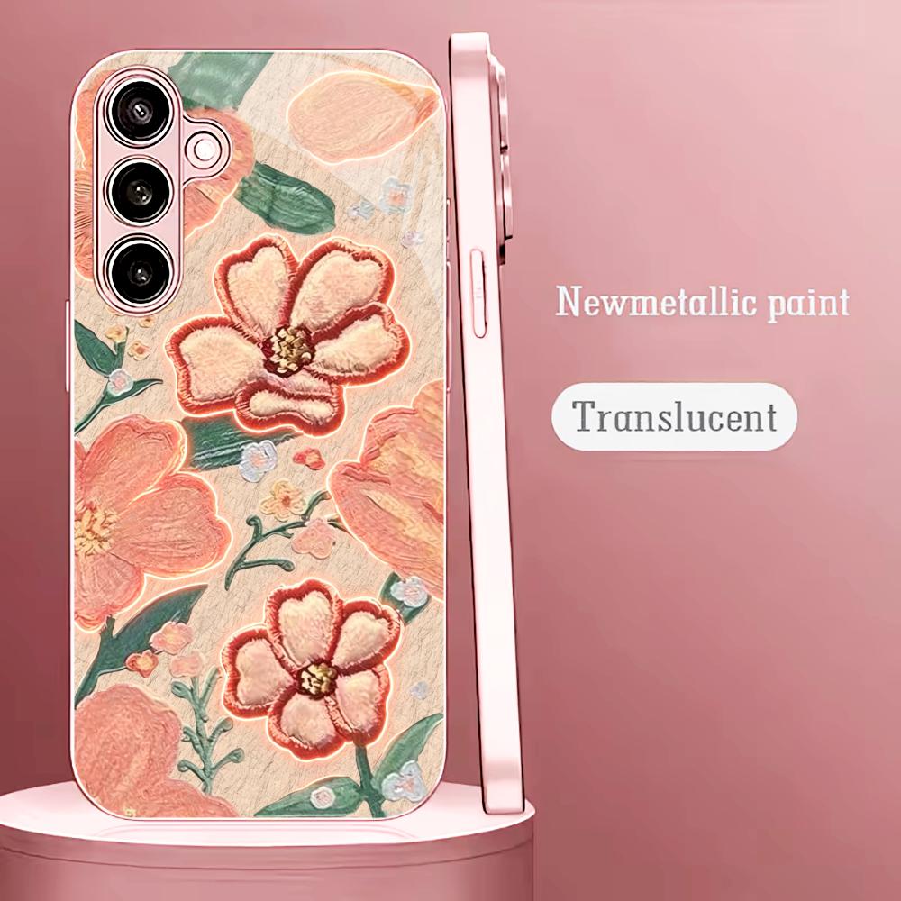 เคสโทรศัพท์ลายดอกพีชเรืองแสง ร - Phone Cases Quad Lock บทวิจารณ์และราคา