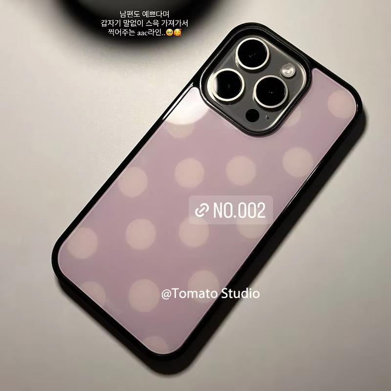 เคสโทรศัพท์ลายจุดสีม่วงสไตล์เก - Phone Cases Purple บทวิจารณ์และราคา