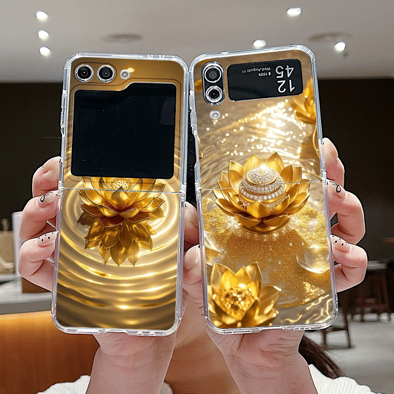 เคสโทรศัพท์ลายดอกบัวสีทองสุดสร - Phone Cases Z Flip 7 บทวิจารณ์และราคา