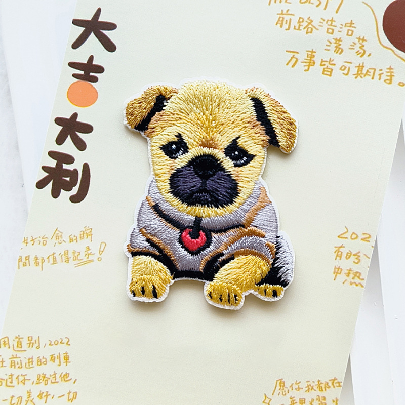ลูกสุนัขน่ารักเย็บปักถักร้อย P - Phone Cases Eco Friendly บทวิจารณ์และราคา