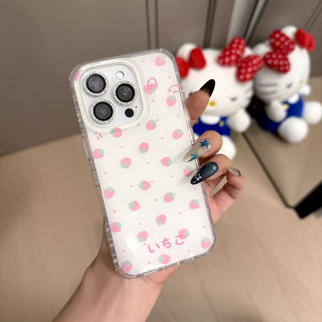เคสโทรศัพท์ลายสตรอว์เบอร์รี่สี - Phone Cases Korean บทวิจารณ์และราคา