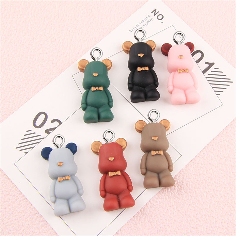 ชาร์มเรซิ่นรูปหมีผูกโบว์ 10 ชิ - Phone Cases Websites บทวิจารณ์และราคา
