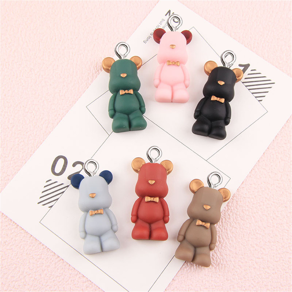 ชาร์มเรซิ่นรูปหมีผูกโบว์ 10 ชิ - Phone Cases Websites บทวิจารณ์และราคา