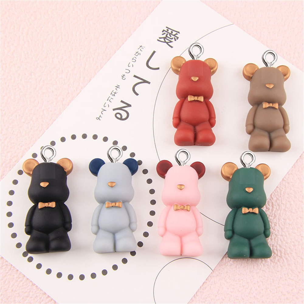ชาร์มเรซิ่นรูปหมีผูกโบว์ 10 ชิ - Phone Cases Websites บทวิจารณ์และราคา