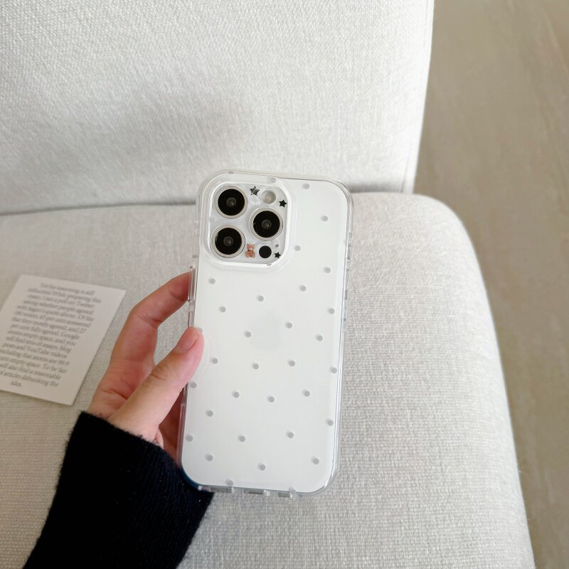 เคสโทรศัพท์ลายจุดสีขาวและสีม่ว - Phone Cases Purple บทวิจารณ์และราคา