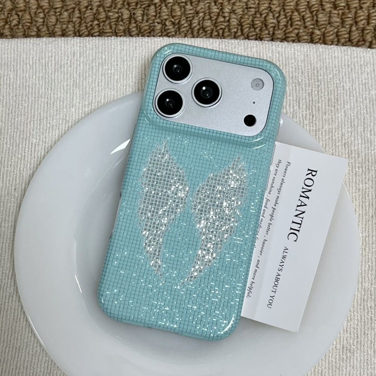 เคสโทรศัพท์ลายปีกนางฟ้าสีเขียว - Phone Cases Korean บทวิจารณ์และราคา