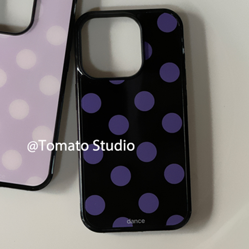 เคสโทรศัพท์ลายจุดสีม่วงสไตล์เก - Phone Cases Purple บทวิจารณ์และราคา
