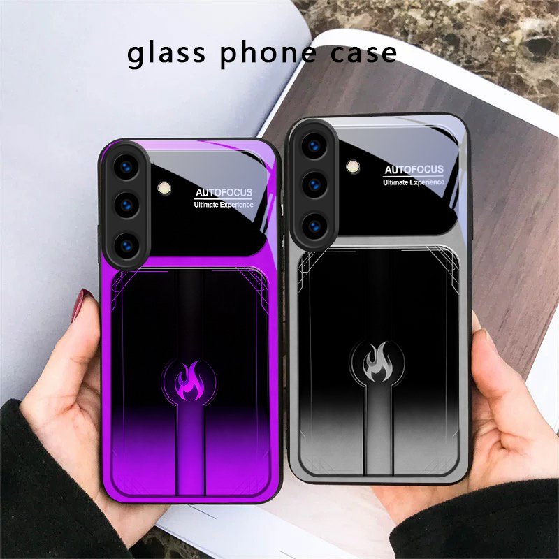 เปลวไฟสีม่วงอันน่าทึ่ง สำหรับ  - Phone Cases Purple บทวิจารณ์และราคา