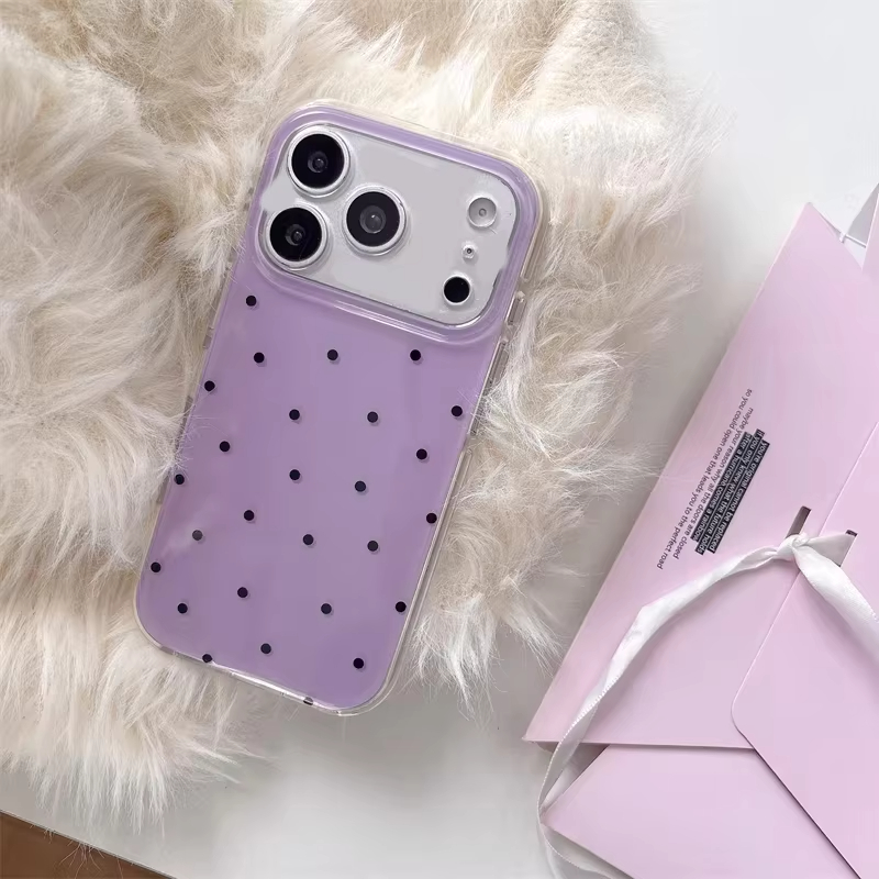 เคสโทรศัพท์ลายจุดสีม่วงสไตล์มิ - Phone Cases Purple บทวิจารณ์และราคา
