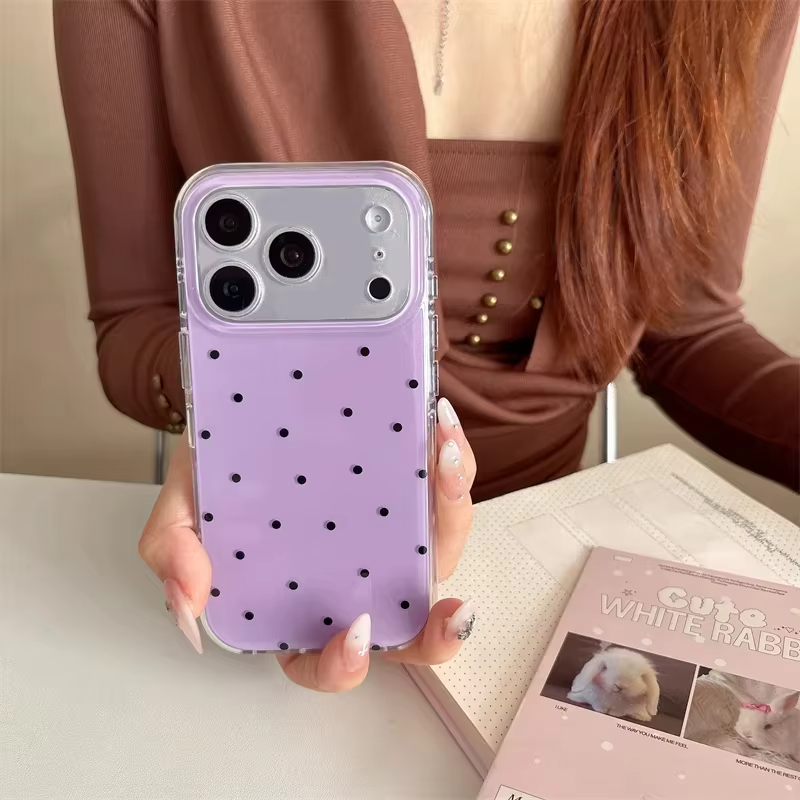 เคสโทรศัพท์ลายจุดสีม่วงสไตล์มิ - Phone Cases Purple บทวิจารณ์และราคา