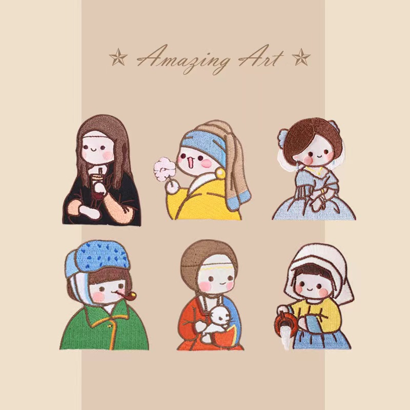 1 PC สาวการ์ตูนเย็บปักถักร้อยแ - Phone Cases Eco Friendly บทวิจารณ์และราคา