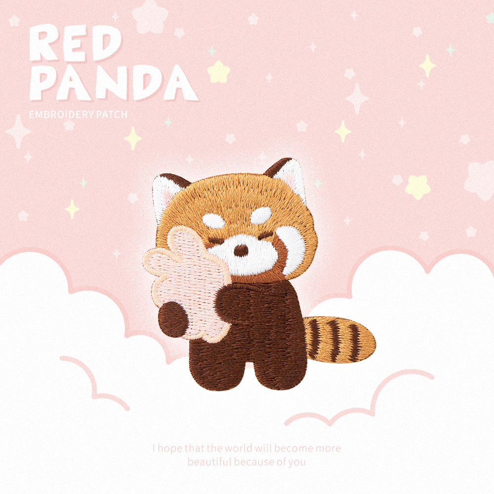 น่ารักแพนด้าสีแดงเย็บปักถักร้อ - Phone Cases Eco Friendly บทวิจารณ์และราคา