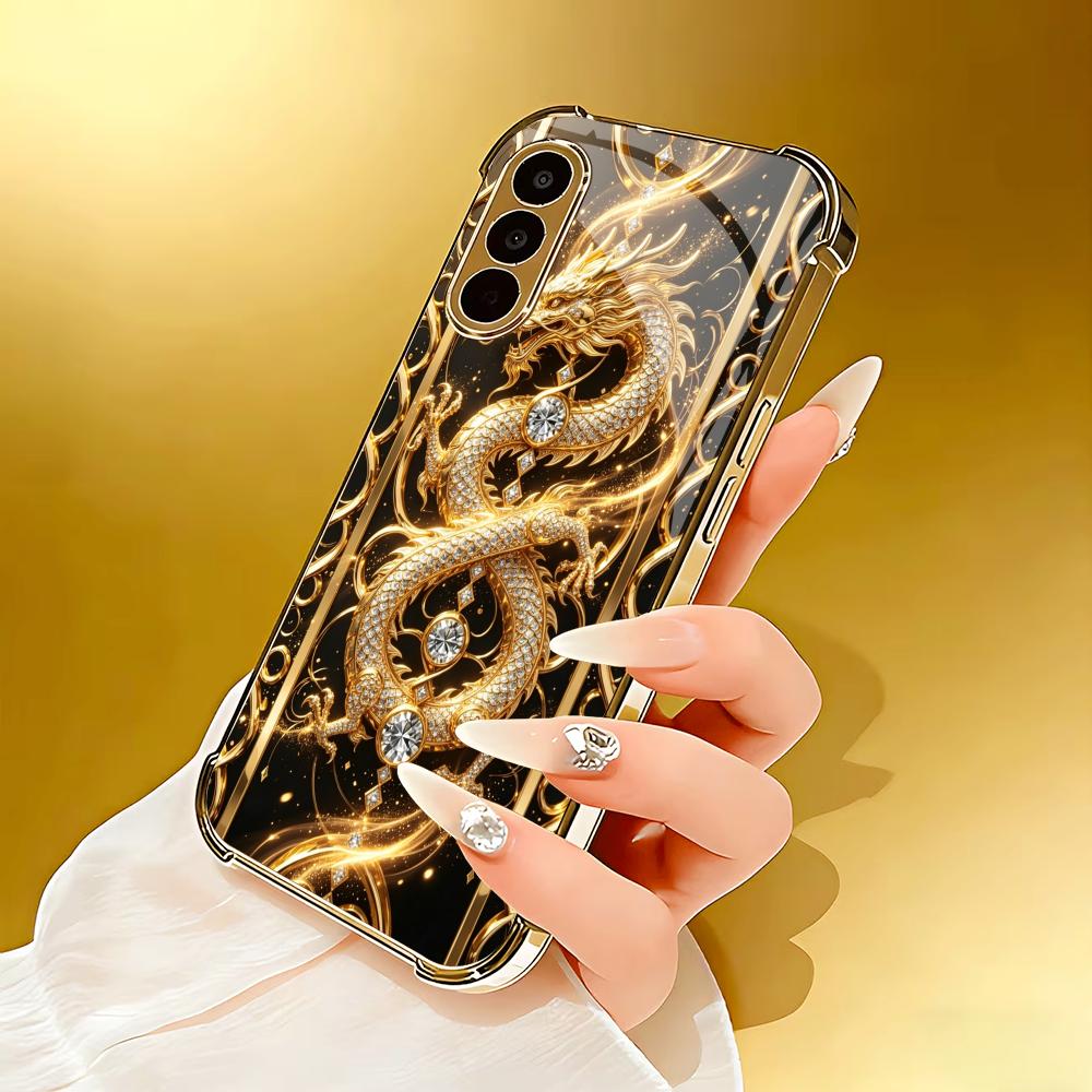 เคสโทรศัพท์มือถือลายมังกรทองระ - Phone Cases Quad Lock บทวิจารณ์และราคา