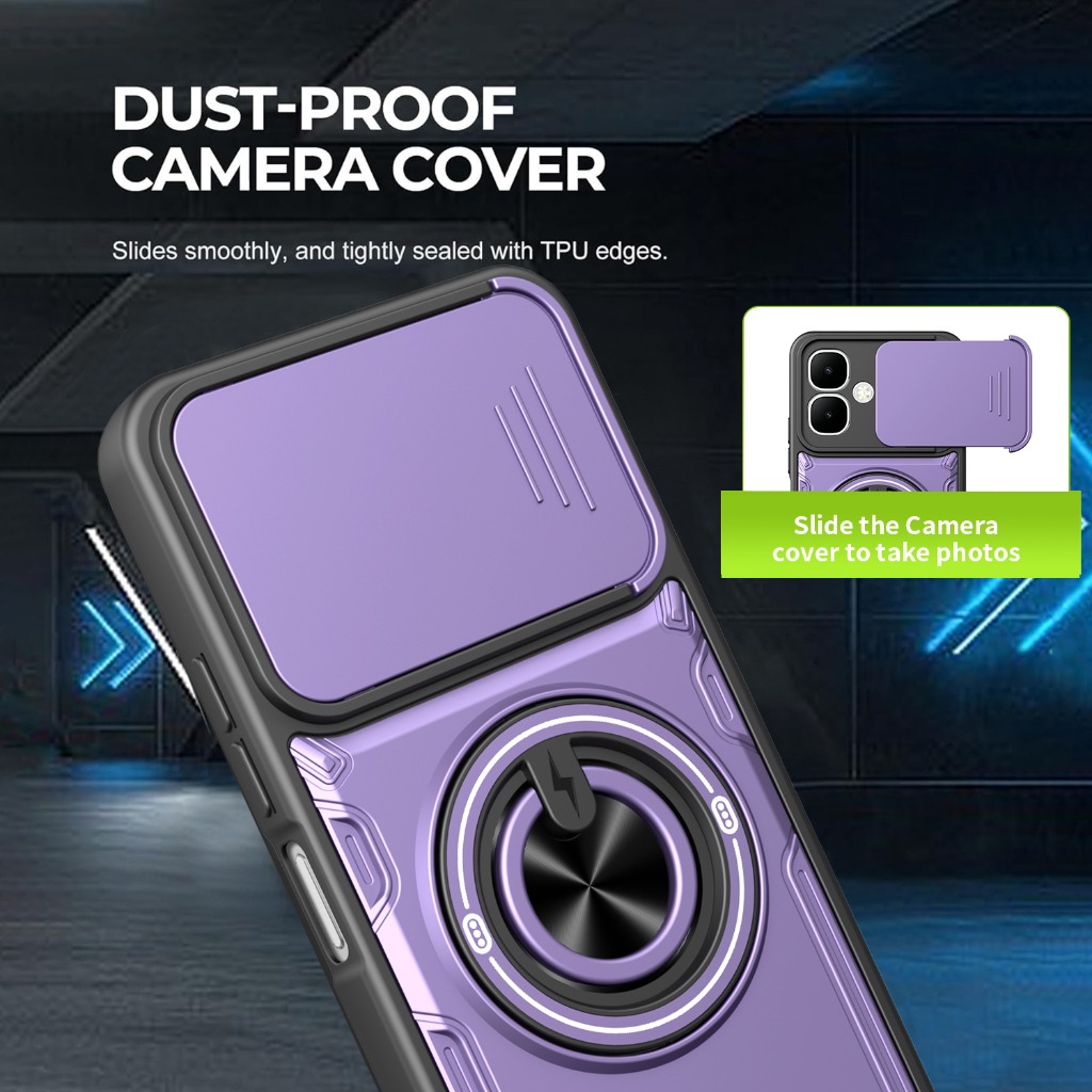 ตัวป้องกันเลนส์กล้องแบบเลื่อน  - Phone Cases Heavy Duty บทวิจารณ์และราคา