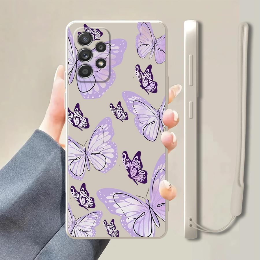 เคสโทรศัพท์สำหรับซัมซุงกาแล็คซ - Phone Cases Purple บทวิจารณ์และราคา