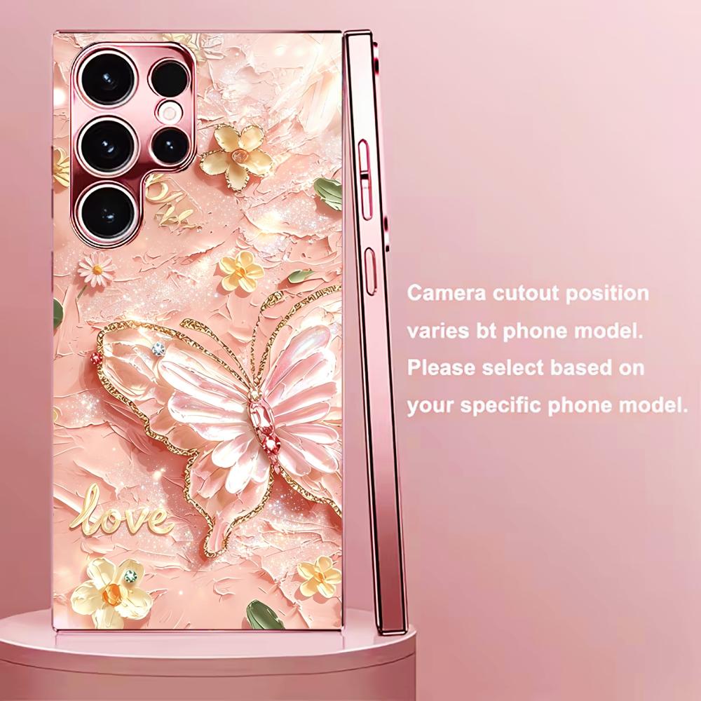 เคสโทรศัพท์แฟชั่นลายผีเสื้อกลิ - Phone Cases Quad Lock บทวิจารณ์และราคา